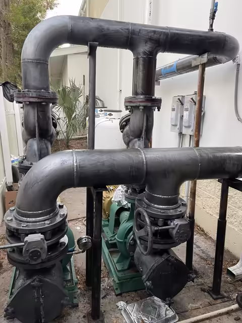 A coils company, needed a cleaning solution that required zero downtime. Restore Laser Cleaning was able to quickly remove rust, failed coatings and profile the mil-scale from the pipeline, flanges and pumps without taking the cooling tower offline. 
Have a tough cleaning challenge in a tight area that would not tolerate blasting or chemical stripping? Reach out today to learn how our laser technology delivers a fast, effective and green clean.